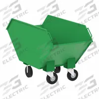 VALLEY CRAFT Chip Truck: Not Powered, 17 cu ft Cubic Foot Capacity, 2,000 lb Load Capacity, Green (MPN F85161A1). Key specifications — Color: Green; Brand: VALLEY CRAFT; Caster/Wheel Configuration: (2) Rigid.