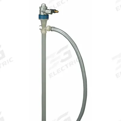 FINISH THOMPSON Air Drum Pump: Pump w/ Discharge Hose & Spout, 15 gpm Max. Flow Rate - Low Viscosity Centrifugal Drum Pumps