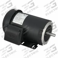 WEG General Purpose Motor: C-Face/Rigid Base Mount, Totally Enclosed Fan Cooled, 1 hp, 230/460V AC (MPN 00112ET3E56C-S). Key specifications — Brand: WEG; Nameplate Voltage @ 60 Hz: 230/460V AC; Full Load Current @ 60 Hz: 3.16/1.58 A; Nameplate RPM @ 60 Hz: 1,145 RPM; Motor Enclosure: TEFC.