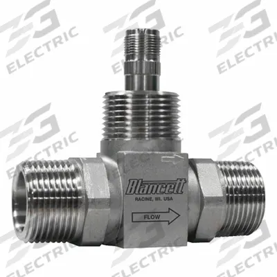 BLANCETT Stainless Steel Turbine Meter: Flow Meter, Turbine, 6 in Flange - Inline Turbine Flowmeters for Oils & Water