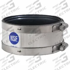 IDEAL CLAMPS Flexible Pipe Straight: Neoprene, For 4 in Pipe, Iron, 2 1/8 in Overall Lg (MPN 6220070). Key specifications — attr1286800: Above Ground; attr1281541: Iron; attr1253455: IDEAL CLAMPS; attr1253479: Stainless Steel; attr1253489: Stainless Steel; attr1253488: Neoprene.
