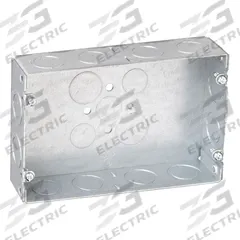 RACO Electrical Box: Steel, Steel - Multigang Rectangular Material & Nominal Size, 2 Gangs (MPN 951). Key specifications — Brand: RACO; Bracket Style: Without Bracket; Clamp Style: Without Clamps.