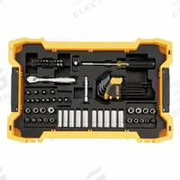 DEWALT Socket Set: 1/4 in, 3/8 in Drive, 131 Piece, Metric/SAE (MPN DWMT45402). Key specifications — attr1224269: 1/4 in, 3/8 in; attr1204638: Drive Tools Included; attr1204650: 9 mm to 13 mm; attr1204673: Socket Bits Included; attr1204688: DEWALT.