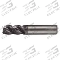 CLEVELAND Square End Mill: Carbide, 4 Flute, 1" Mill Dia, 1-1/2" LOC, 4" OAL (MPN C60084)