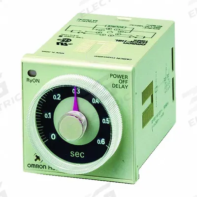OMRON Timer: Surface Relay Mounting, 200/220/240V AC - Panel-Mounted Relays