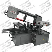 JET Band Saw: 10 in x 17 in, 50 to 275, 45° , 90°, 13.5 A, 3 Phase, 230V AC (MPN MBS-1323EVS-H). Key specifications — attr325085: JET; attr313073: 13.5 A; attr313074: 3; attr313072: 45° , 90°; attr313070: 10 in x 17 in; attr313071: 50 to 275.