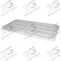 APPROVED VENDOR Hinged Truck Lid: 57 in L 27 in W 2 1/2 in H, Fits 29.7 cu ft, 1.1 cu yd, White (MPN 5/8LID WHITE). Key specifications — Lid/Cover Material: MDPE; For Use With Grainger Item Number: 9MDC4; For Use with Series: UT; Brand: APPROVED VENDOR; Color: White.