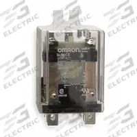 OMRON Enclosed Power Relay: Surface (Side Flange) Mounted, 10 A Current Rating, 240V AC, DPDT (MPN MJN2CE-AC240). Key specifications — Brand: OMRON; Base Type: Octal; Mounting Style: Side Flange; Electrical Connection: Quick-Connect; Manufacturer Part Number: MJN2CE-AC240; Operating Current: 10 A; Series: MJN Series.