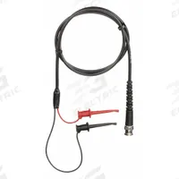POMONA Test Leads: Black/Red Electrical Current Color, Mini Hook Clip, BNC Male, 36 in Lg, Nylon (MPN 5187-C-36). Key specifications — Brand: POMONA.