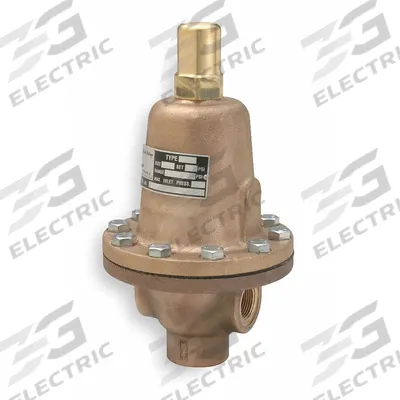 CASH VALVE Adjustable Back Pressure Valve: FNPT x FNPT, 1 in x 1 in, Bronze - Bronze General Purpose Pressure Regulators