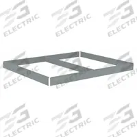 TENNSCO Shelf: 42 in x 36 in, 2,250 lb Load Capacity, Gray, Shelf (MPN ZLES-4236). Key specifications — Includes: (4) Beams; Shelf Configuration: Single Straight; Color: Gray; Frame Material: Steel; Brand: TENNSCO; Frame Finish: Zinc Plated; Product Type: Shelf.