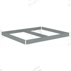 TENNSCO Shelf: 42 in x 36 in, 2,250 lb Load Capacity, Gray, Shelf (MPN ZLES-4236). Key specifications — Includes: (4) Beams; Shelf Configuration: Single Straight; Color: Gray; Frame Material: Steel; Brand: TENNSCO; Frame Finish: Zinc Plated; Product Type: Shelf.