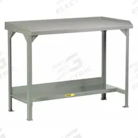 LITTLE GIANT Workbench: Fixed Ht, Steel, 60 in x 36 in, 4,500 lb Overall Load Capacity, Gray (MPN WSL2-3660-36). Key specifications — Brand: LITTLE GIANT.