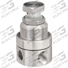 WILKERSON Compressed Air Regulator: 316 Stainless Steel, 1/4 in NPT, 12 cfm, 0 psi to 125 psi, Knob (MPN SR1-02-LAS0). Key specifications — attr111664: No; attr111400: SR1; attr111627: WILKERSON.