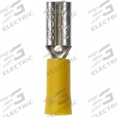 3M Ring Terminal: Yellow, Nylon Insulation, #8 Stud Size, 26 AWG to 24 AWG Wire Sizes, 1,000 V (MPN MN24-8RK). Key specifications — attr1308027: 3M.