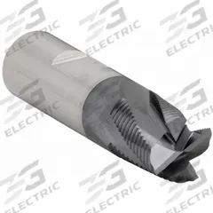 CLEVELAND Roughing End Mill: Cobalt, TiAlN Coated, 4 Flute, Fine Pitch, 3/4" Mill Dia, 3/4" LOC (MPN C31058)