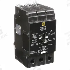 SQUARE D Miniature Circuit Breaker: 30 A, 277/480V AC, Three Phase, 18kA at 277/480V AC, 3 Poles (MPN EDB34030). Key specifications — Phase: Three; Amps: 30 A; AC Voltage Rating: 277/480V AC; Max. AIR Rating: 18kA at 277/480V AC; For Use With: Square D NF Panelboards; Brand: SQUARE D.