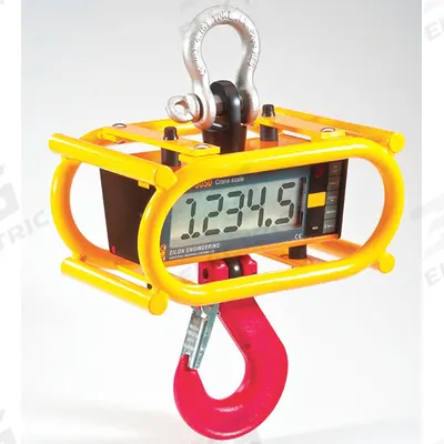 RON CRANE SCALES Crane Scale: 6,000 lb Wt Capacity - Imperial, +/-0.1% Accuracy, 1 kg/2 lb