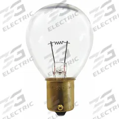 APPROVED VENDOR Incandescent Bulb: Incandescent, Single Contact Bayonet (BA15s), (S) Sign, S11 (MPN 25S11/4SC-1PK). Key specifications — Light Color: White; Trade Number: 25S11/4SC-10V-1PK; Voltage: 10V AC; Brand: APPROVED VENDOR; Bulb Shape: S11.