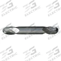 CLEVELAND Ball End Mill: Carbide, TiAlN Coated, Double End, 4 Flute, 7/32" Mill Dia, 9/16" LOC (MPN C80310)