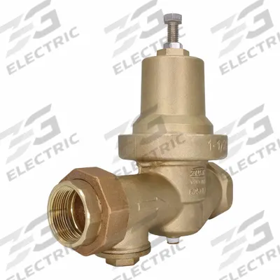 ZURN Pressure Reducing Valve: FNPT x FNPT, 1 1/2 in Pipe Size, Bronze, 15 psi to 75 psi - Standard Capacity Water Pressure Regulators