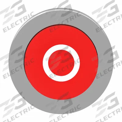 SCHNEIDER Extended Push Button: Red, 30 mm Mounting Size, Metallic - Extended-Length Push-Button Operators