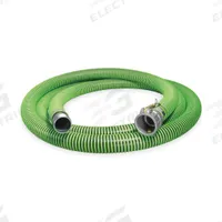 Suction and Discharge Hose: 6 in Hose Inside Dia., 23 psi, Black/Green, 6 in x 6 in Fitting Size (MPN GH600-20CN). Key specifications — Temp. Range: -40° to 180°F; Hose Color: Green; Brand: CONTINENTAL.
