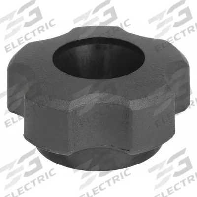 INNOVATIVE COMPONENTS Hand Knob: 5 Point, Plastic, M6 Thread, 22 mm Thread Lg - Snap-Lock 5-Arm Knobs
