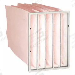 GRAINGER Pocket Air Filter: 24 in x 20 in x 36 in, MERV 13, Pink, Synthetic, 5 Pockets (MPN 2JVG9). Key specifications — Display Sell UOM: EA; Brand: GRAINGER; Media Material: Synthetic; Performance Rating: MERV 13.