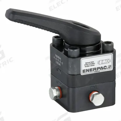 ENERPAC Directional Control Valve: 4.5 gpm Max Flow Rate, Three Positions, 3/8 in NPT - Lever-Operated Directional Control Valves