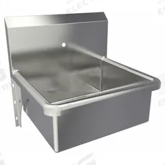 SANI-LAV Hand Sink: 1 Stations, 9 in Bowl Dp, 20 in Bowl Lg, 17 in Bowl Wd, Faucet Not Included (MPN 5040). Key specifications — Includes Side Splash: Side Splash Not Included; Series: Stainless Steel Hand Wash Sink; Brand: SANI-LAV.