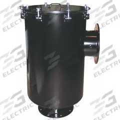 SOLBERG Inlet Vacuum Filter: 5 micron Rating, 99% Efficiency, 14 in Outside Dia, Carbon Steel (MPN CSL-235P-400F). Key specifications — attr101190: CSL-235P-400F; attr101197: 2EPR9; attr101207: Carbon Steel; attr101193: SOLBERG.