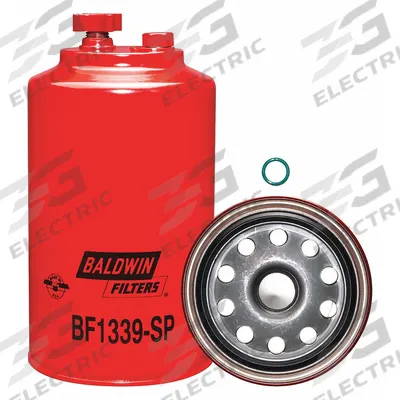 BALDWIN FILTERS Fuel Filter: Spin-On, 4 5/16 in Outside Dia, 1"-14 Thread Size, Cellulose - Spin-On Fuel Filters