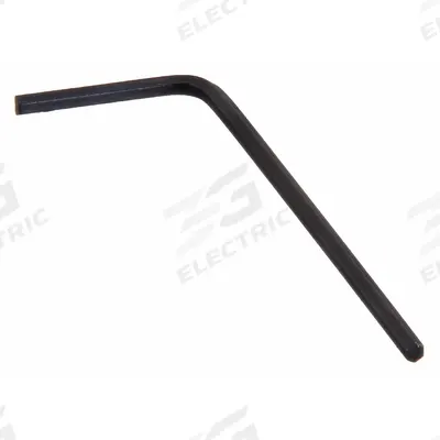 WESTWARD Hex Key: 0 Ball Ends, 1.5 mm Tip Size, Metric, Short, Alloy Steel, Black Oxide - L-Shaped Hex Keys