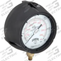 WINTERS Process Pressure Gauge: 0 psi to 600 psi, White, 4 1/2 in Dial, 1/4 in NPT Male, Bottom, PPC (MPN PPC5089-G-SG.). Key specifications — Brand: WINTERS; Pointer Color: Black; Accuracy: ±0.5%; Dial Color: White; Gauge Wetted Parts: Brass / Bronze; Case Material: Phenolic; Vibration Resistance Properties: Liquid-Filled; Pressure Range: 0 psi to 600 psi.