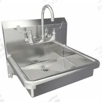 SANI-LAV Hand Sink: 1 Stations, 5 in Bowl Dp, 19 in Bowl Lg, 15 1/2 in Bowl Wd, Faucet Included (MPN 5A4F). Key specifications — Includes Side Splash: Side Splash Not Included; Series: Stainless Steel Hand Wash Sink; Brand: SANI-LAV.