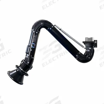 EXTRACT-ALL Welding Fume Extractor Arm: 14 ft Extraction Arm Lg (Max) - Extract-All Wall-Mount Welding Fume Exhauster Arms