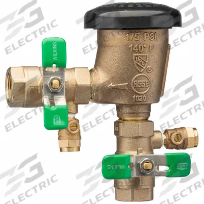 ZURN WILKINS Vacuum Breaker: 34-420XL, For Water Media, 140°F, High Health Hazard - Lead-Free Pressure Vacuum Breakers