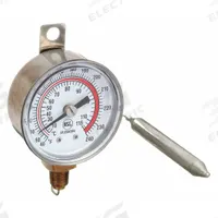 APPROVED VENDOR Analog Panel Mount Thermometer: 40°F to 240°F /5°C to 115°C, ±2% Accuracy (MPN 1EPE8). Key specifications — attr1275163: APPROVED VENDOR; attr1275148: ±2 %.