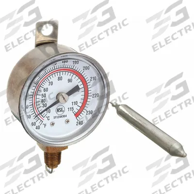 APPROVED VENDOR Analog Panel Mount Thermometer: 40°F to 240°F /5°C to 115°C - NSF-Rated Panel Mount Dial Thermometers