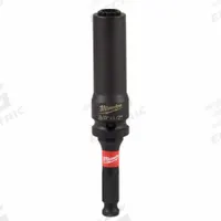 MILWAUKEE Impact Socket: 1/2 in Drive Size, SAE, 1/2 in/3/8 in Socket Size, 12-Point, Std, Friction (MPN 49-66-5119). Key specifications — attr1215501: MILWAUKEE; attr1215518: 1/2 in.