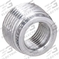 APPLETON ELECTRIC Reducing Bushing - Haz Loc: Aluminum, 1/2 in_1 1/4 in Trade Size (MPN RB125-50A). Key specifications — Reduction Size: 1-1/4 in to 1/2 in; Brand: APPLETON ELECTRIC.