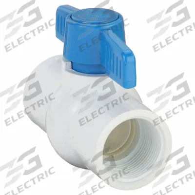 APPROVED VENDOR Manual Two-Way Ball Valve: 1 1/4 in, PVC, Straight, FIP x FIP - PVC Ball Valves