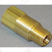APPROVED VENDOR Piston Spring Check Valve: Piston, Inline Valve Body, 1/4 in Pipe Size, MNPT x FNPT (MPN CHK BRS 410-4M4F-B). Key specifications — Brand: APPROVED VENDOR.
