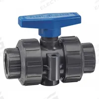 PLAST-O-MATIC Manual Two-Way Ball Valve: 1 in, PVC, Straight, FNPT x FNPT, Full Port Ball Port (MPN MBV100VT-PV). Key specifications — Brand: PLAST-O-MATIC; Handle: Lever.