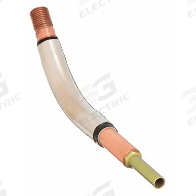 AMERICAN TORCH TIP Conductor Tube: For Classic No. 4 Series, 45°, 3 in Radius - Conductor Tubes for Tweco MIG Guns