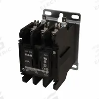 EATON Definite Purpose Magnetic Contactor: 3 Poles, 120V AC, 25 A, Non-Reversing (MPN C25DND325A). Key specifications — Brand: EATON; Coil Voltage: 110-120V AC; Contactor Style: HVACR Definite Purpose Contactor; Frame Size: D; Terminal Connection Type: Quick-Disconnect Terminals; Maximum Voltage Rating: 690V AC; Series: C25 Series; Phase: Three.
