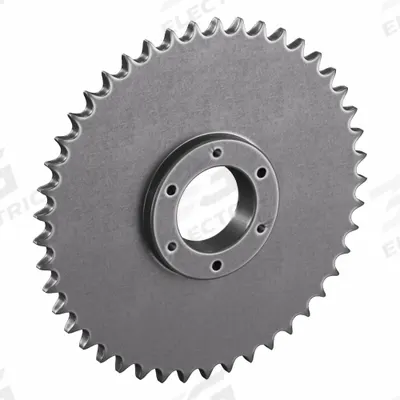 TSUBAKI Sprocket: For 50 Chain, 45 Teeth, 8.96 in Pitch Dia, 9.31 in Outside Dia - Size 50 Bushed-Bore Roller Chain Sprockets