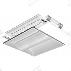 LITHONIA LIGHTING LED Troffer Retrofit Kit: 2 ft Lg, 2 ft Wd, 3,711 lm, 3500K, 29.3 W, 120/277V AC (MPN 2VTL2RT 33L ADP EZ1 LP835). Key specifications — attr1258463: 120/277V AC; attr1258451: LITHONIA LIGHTING; attr1258458: Yes; attr1258459: T8 U-Bend; attr1258452: 3500K.