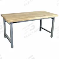PRO-LINE Work Bench: Fixed Ht, Maple, 72 in x 30 in, 5,000 lb Overall Load Capacity, Gray (MPN HD7230M/HDLE-A31). Key specifications — Brand: PRO-LINE.